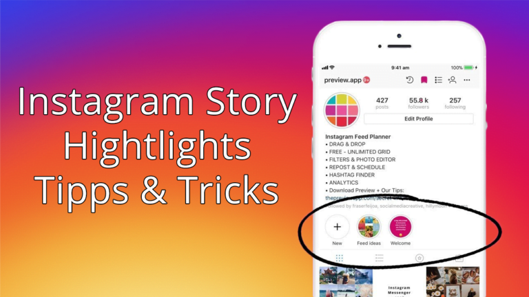 Instagram Story Highlights Erstellen Icons Einsetzen Anleitung